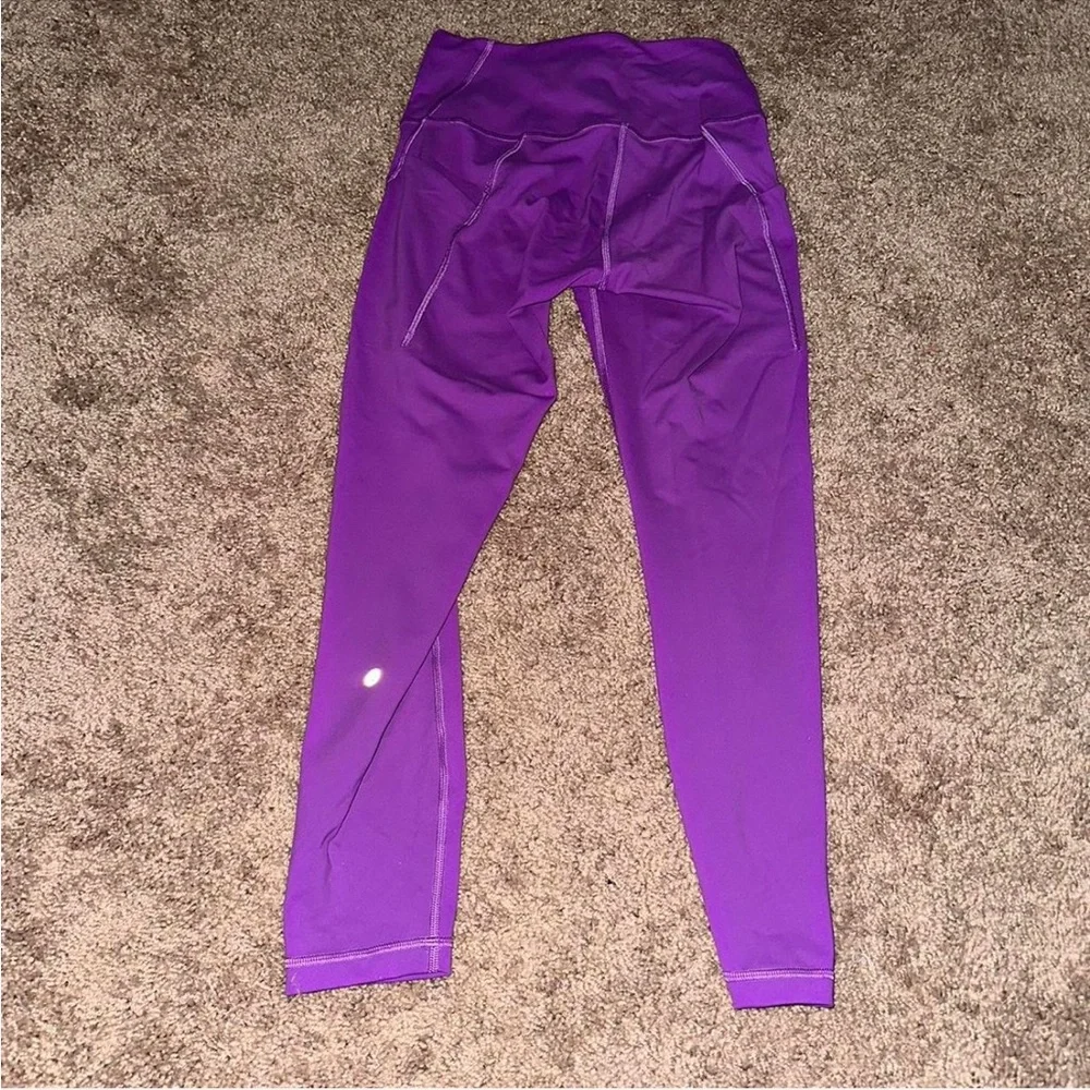 lululemon athletica Purple High-Waist Leggings